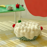 Cream Furry Bunny Stool