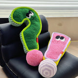 Plush Question Mark Pillow - Cute Decorative Throw Pillow for Home Decor