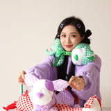 Polka Dot Dog U-Shaped Travel Neck Pillow