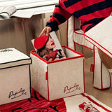 Foldable Storage Ottoman Cube