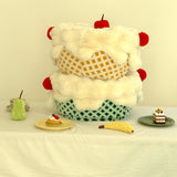Cream Furry Bunny Stool