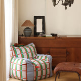 Retro Plaid Dachshund Sofa Bed