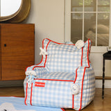 Ocean Series Plaid Bean Bag Chair
