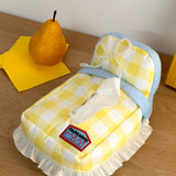 Gingham Sofa Tissue Box Cover