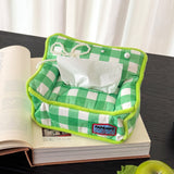 Gingham Sofa Tissue Box Cover