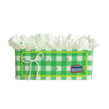 Plaid Storage Box with Ocean Theme Decor