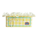 Plaid Storage Box with Ocean Theme Decor