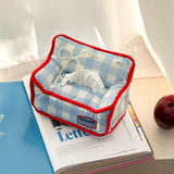 Gingham Sofa Tissue Box Cover