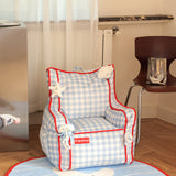 Ocean Series Plaid Bean Bag Chair