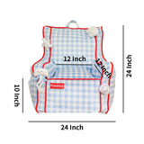 Ocean Series Plaid Bean Bag Chair