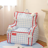 Ocean Series Plaid Bean Bag Chair