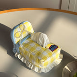 Gingham Sofa Tissue Box Cover