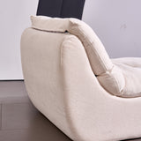 Plush Velvet Floor Chair - Soft, Comfy Lounge Sofa