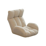 Plush Folding Kids Lounge Chair - Convertible Toddler Sofa with Adjustable Backrest