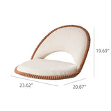 Folding Floor Cookie Sofa - Plush Adjustable Lounger Chair for Small Spaces