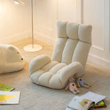 Plush Folding Kids Lounge Chair - Convertible Toddler Sofa with Adjustable Backrest