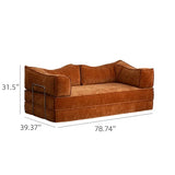 Teddy Convertible Sectional Sleeper Sofa Bed
