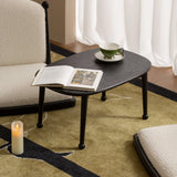 Cozy Bay Window Nook Set with Cushioned Floor Chair and Wooden Tea Table